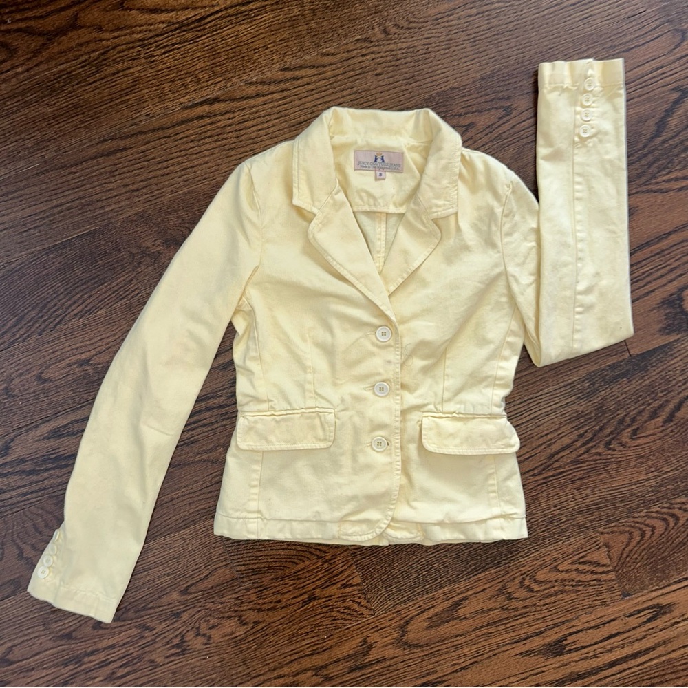 Juicy Couture Jeans Yellow Blazer – Size Small (Early 2000s/Y2K)